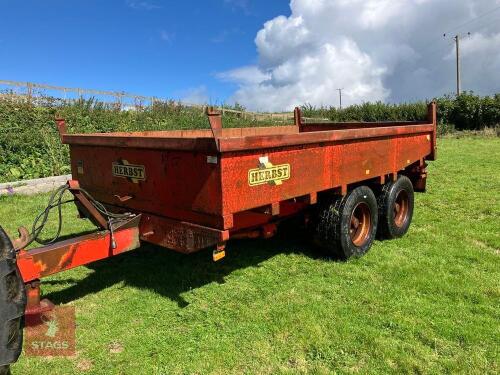 2010 HERBST 10 TON DUMP LOADER TRAILER