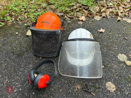 CHAINSAW HELMET, VISOR AND EAR DEFENDERS