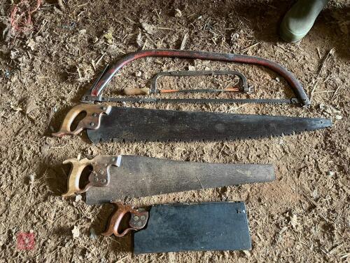 5 MIXED SAWS