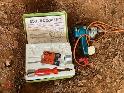 B & D ELECTRIC DRILL & SOLDERING IRON