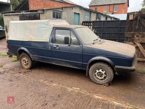 1985 VOLKSWAGON CADDY 1.6L PICKUP