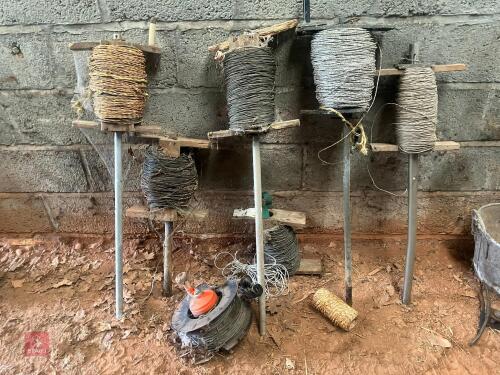 8 ROLLS OF ELECTRIC FENCE WIRE