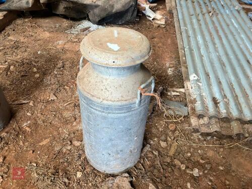 ALUMINIUM MILK CHURN