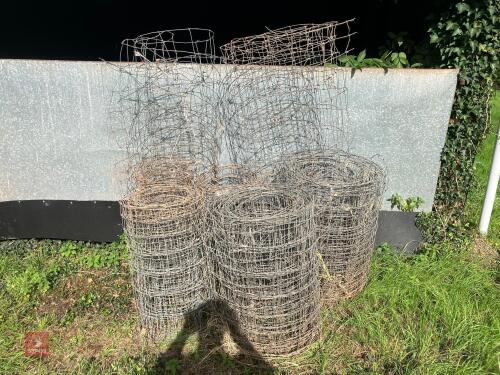 5 PART ROLLS OF STOCK NETTING