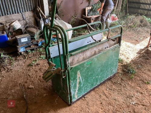 CALF DE-HORNING CRUSH