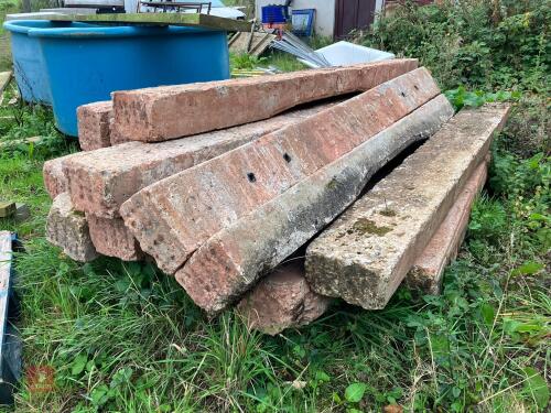 16 CONCRETE RAILWAY SLEEPERS