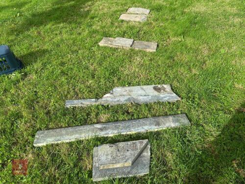 VARIOUS PIECES OF SLATE