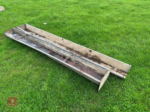 2 X SHEEP FEED TROUGHS (9)