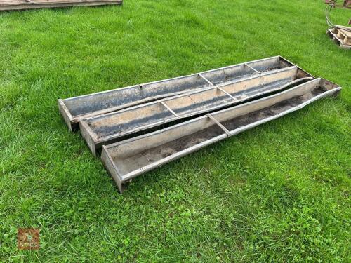 3 X SHEEP FEED TROUGHS (6)