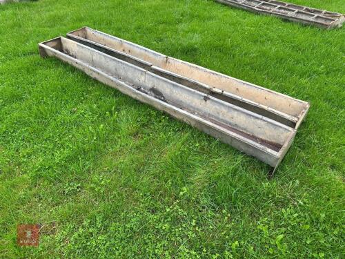 2 X SHEEP FEED TROUGHS (1)