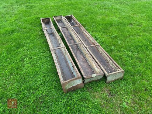 3 X SHEEP FEED TROUGHS (4)