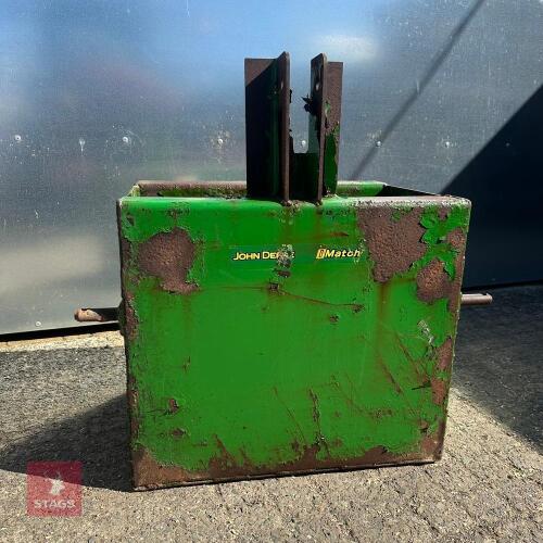JOHN DEERE WEIGHT BOX