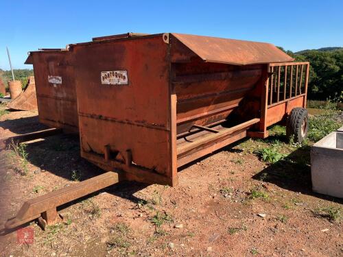 PORTEQUIP CATTLE FEED TRAILER