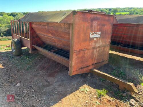 PORTEQUIP CATTLE FEED TRAILER