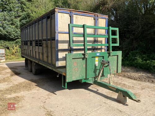 2018 BAILEY 26' TWINAXLE FLATBED TRAILER