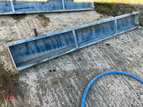 8' 2'' GALVANISED HOOK ON FEED TROUGH (1) **PLEASE NOTE THE CHANGE OF LOCATION**