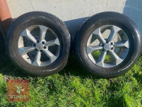 SET OF 4 NISSAN NAVARA WHEELS