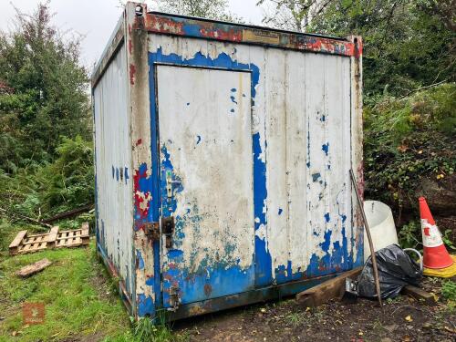 10' X 8' STORAGE/SHIPPING CONTAINER