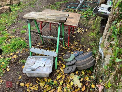 WORKMATE, TABLE, SWITCHES & DISCS