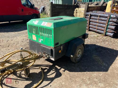 2006 INGERSOLL RAND TRAILED COMPRESSOR