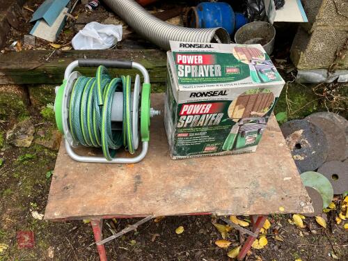 POWER SPRAYER & HOSEPIPE