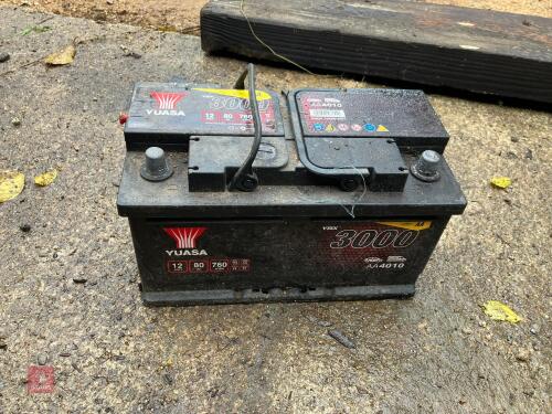 YUASA 12V YBX 3000 BATTERY