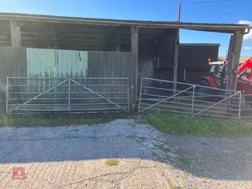 2 X 12' GALVANISED FIELD GATES (26)