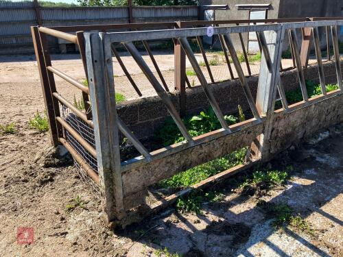 5' 6'' BOLT-ON FEED BARRIER (35)