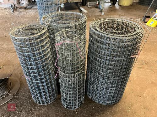 4 PART ROLLS OF WELD MESH