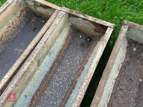 3 X SHEEP FEED TROUGHS (7)