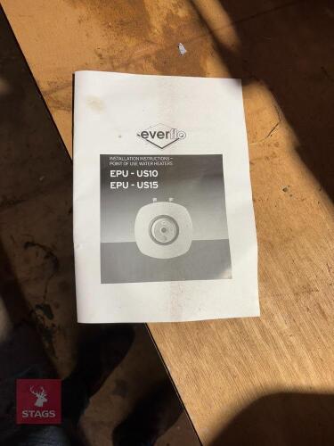 EVERFLO HAND WATER HEATER
