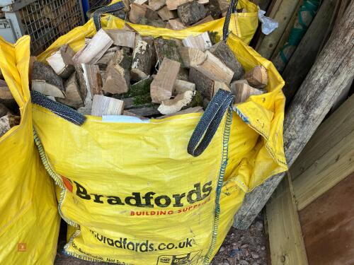 DUMPY BAG OF SEASONED LOGS