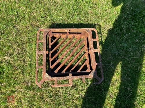 HARTLID CAST METAL GRATING