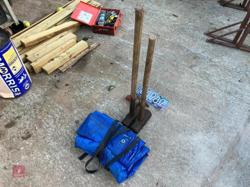 SLEDGE HAMMER, CLIPS & TARP
