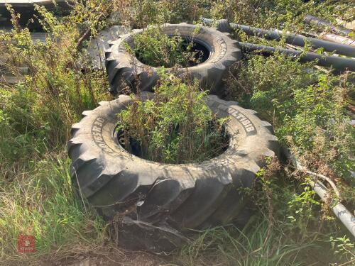 2 MICHELIN 540-65-R30 TYRES