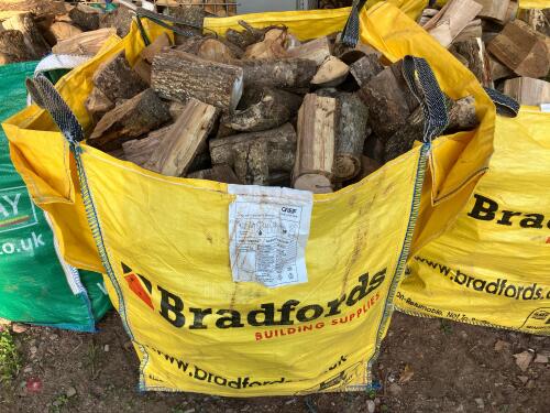 DUMPY BAG OF SEASONED LOGS