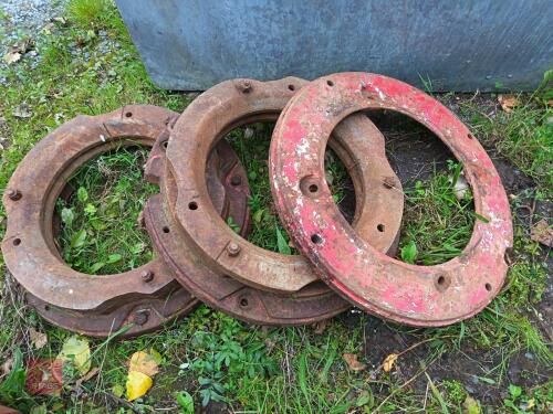 VARIOUS REAR WHEEL WEIGHTS