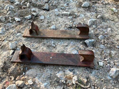 PAIR OF WELD ON TRIMA BRACKETS