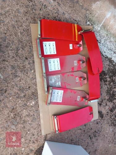 8 X NEW FELLA MOWER SKIDS