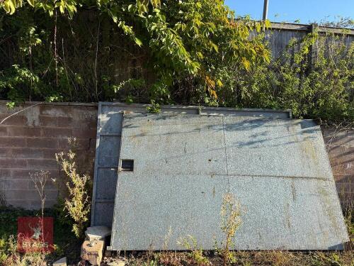 PAIR OF SHEETED DOORS