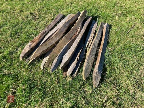 14 OAK/CHESTNUT FENCE STAKES