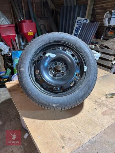 DUNLOP 185/60R 15 WHEEL & TYRE