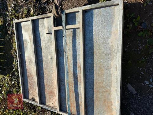 PAIR OF SHEETED DOORS
