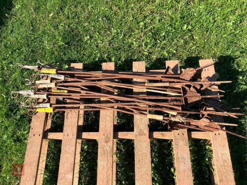 16 METAL ELECTRIC FENCE STAKES