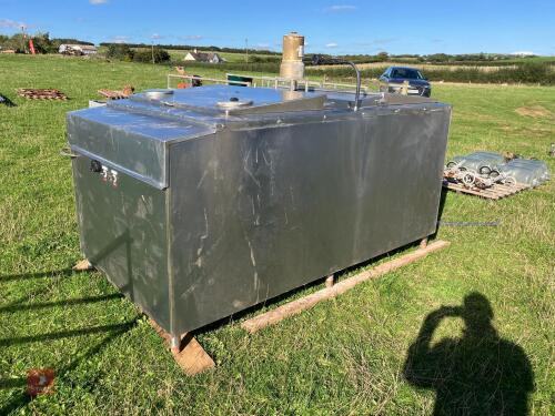 DARI-KOOL 1400 LITRES SS BULK MILK TANK