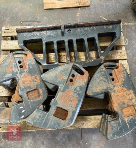 CASE WEIGHT BRACKET AND WEIGHTS