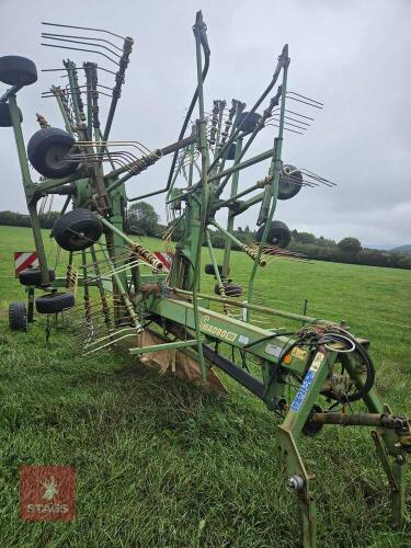 2007 KRONE SWADRO 900 TWIN ROTOR RAKE