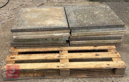 14 SQUARE CONCRETE SLABS