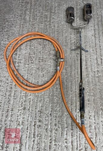 TWIN HEAD ROOFING GAS TORCH