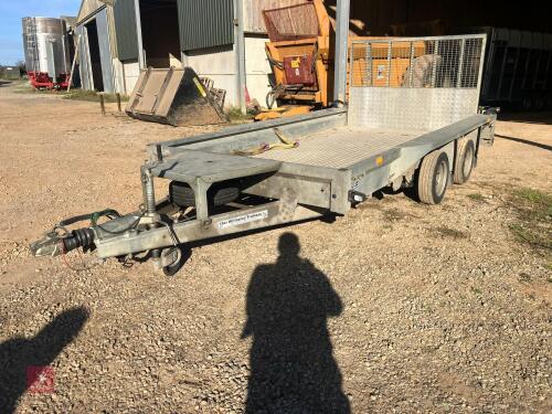 IFOR WILLIAMS TWIN AXLE FLATBED TRAILER